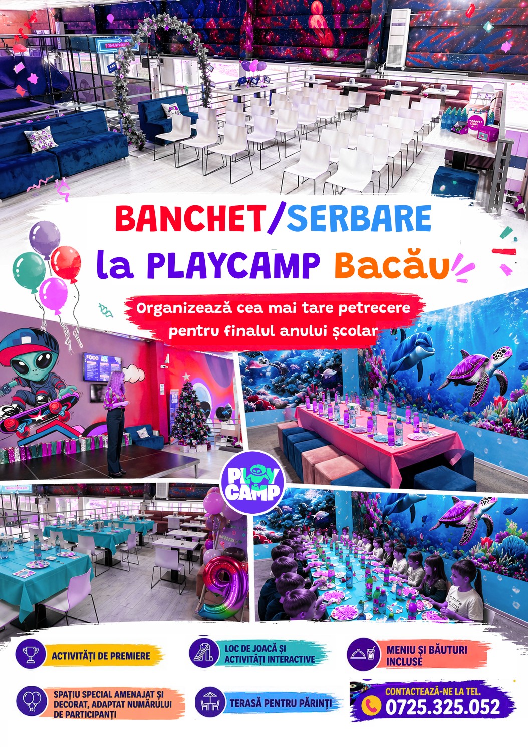 Serbarea de final de an școlar la PLAYCAMP Bacău